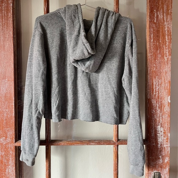 Cropped Grey Hoodie Brandy Melville - Picture 3 of 3